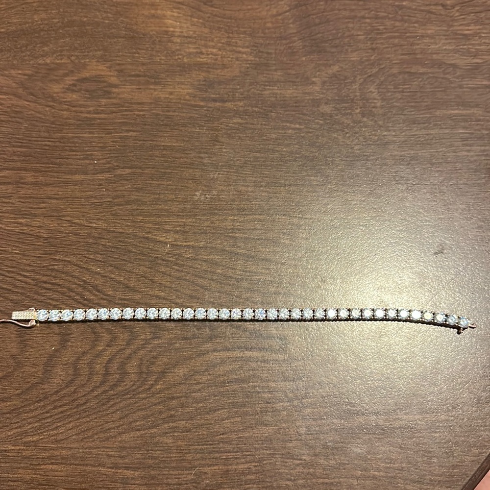 Rose Gold tennis bracelet from GLD